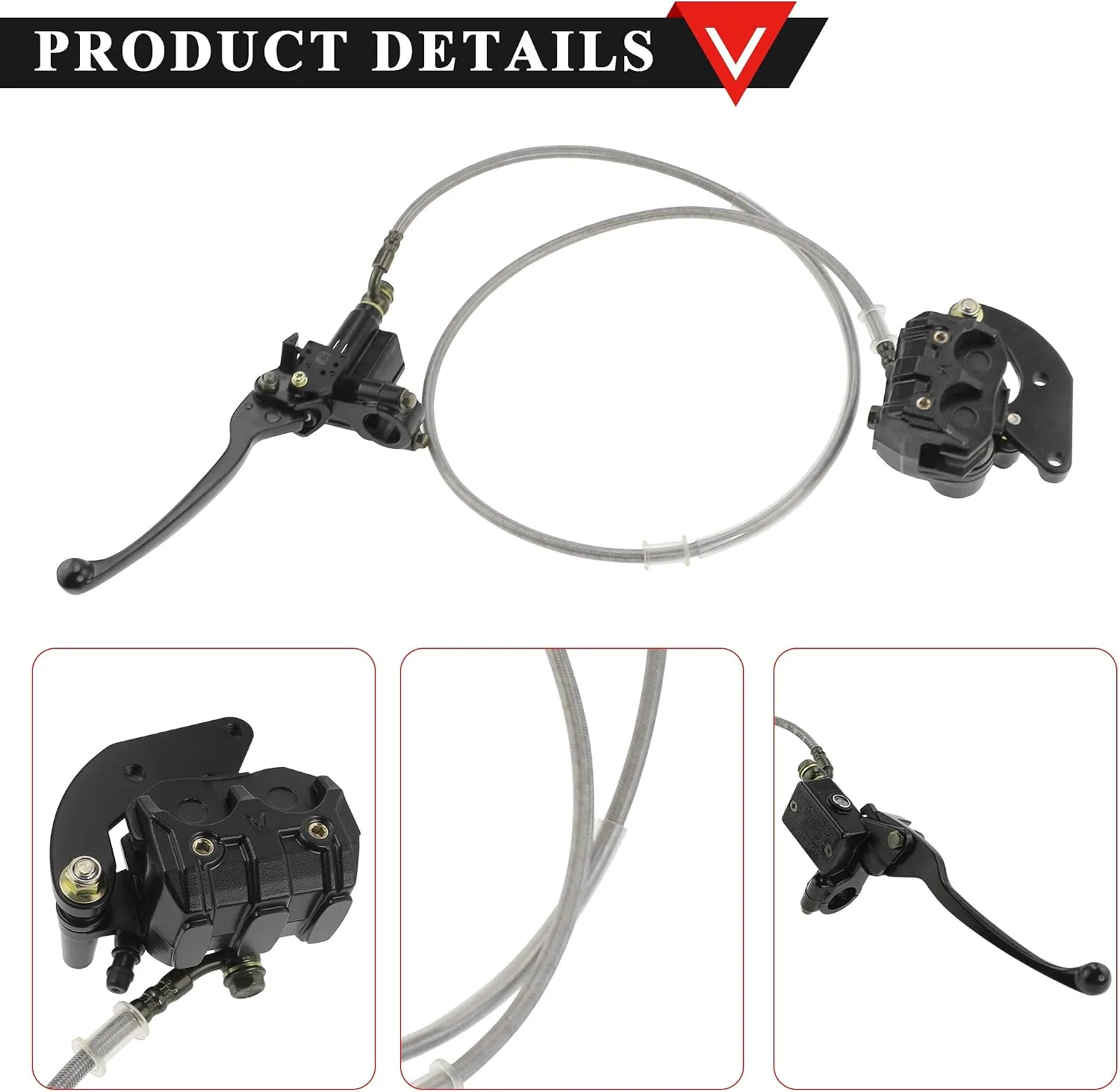 PRO BAT Hydraulic Front Disc Brake Caliper System DHBS020BP image 3
