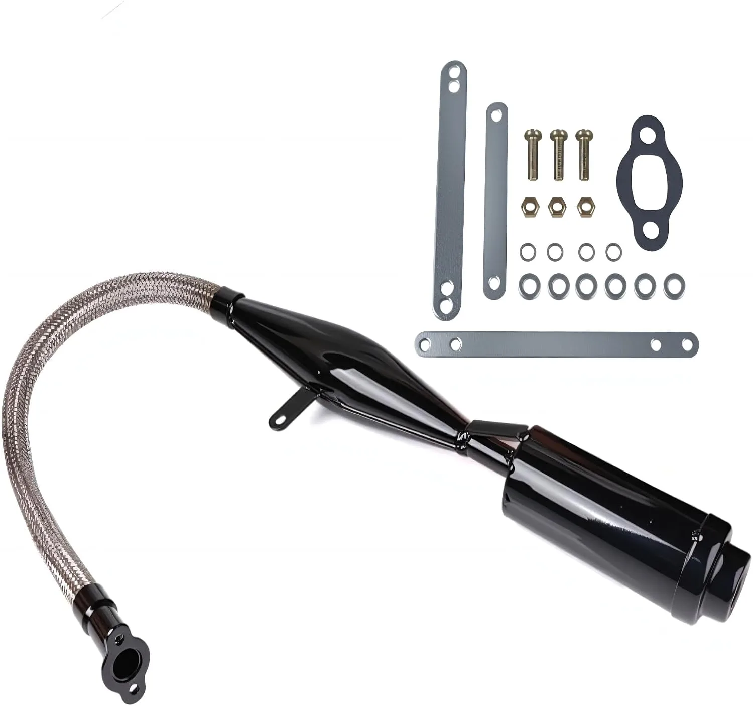 FPTPEHPC Flexible 2-Stroke Exhaust Muffler Pipe AMUU-MZ0164