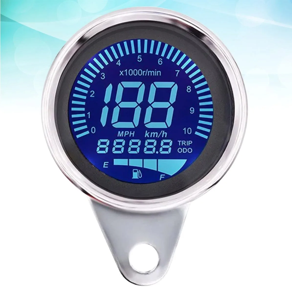 ELEOUTI 12V LCD Motorcycle Tachometer Odometer Gauge 7OF04247Y1853LXSB image 4