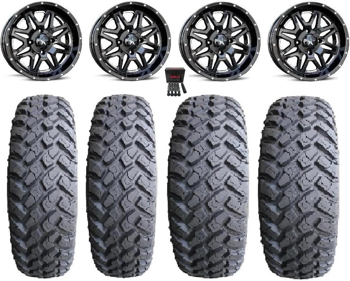 ATV 14x7 4/156 Wheel and 27-Inch Tire Bundle MSAM26M14X7+27MH5