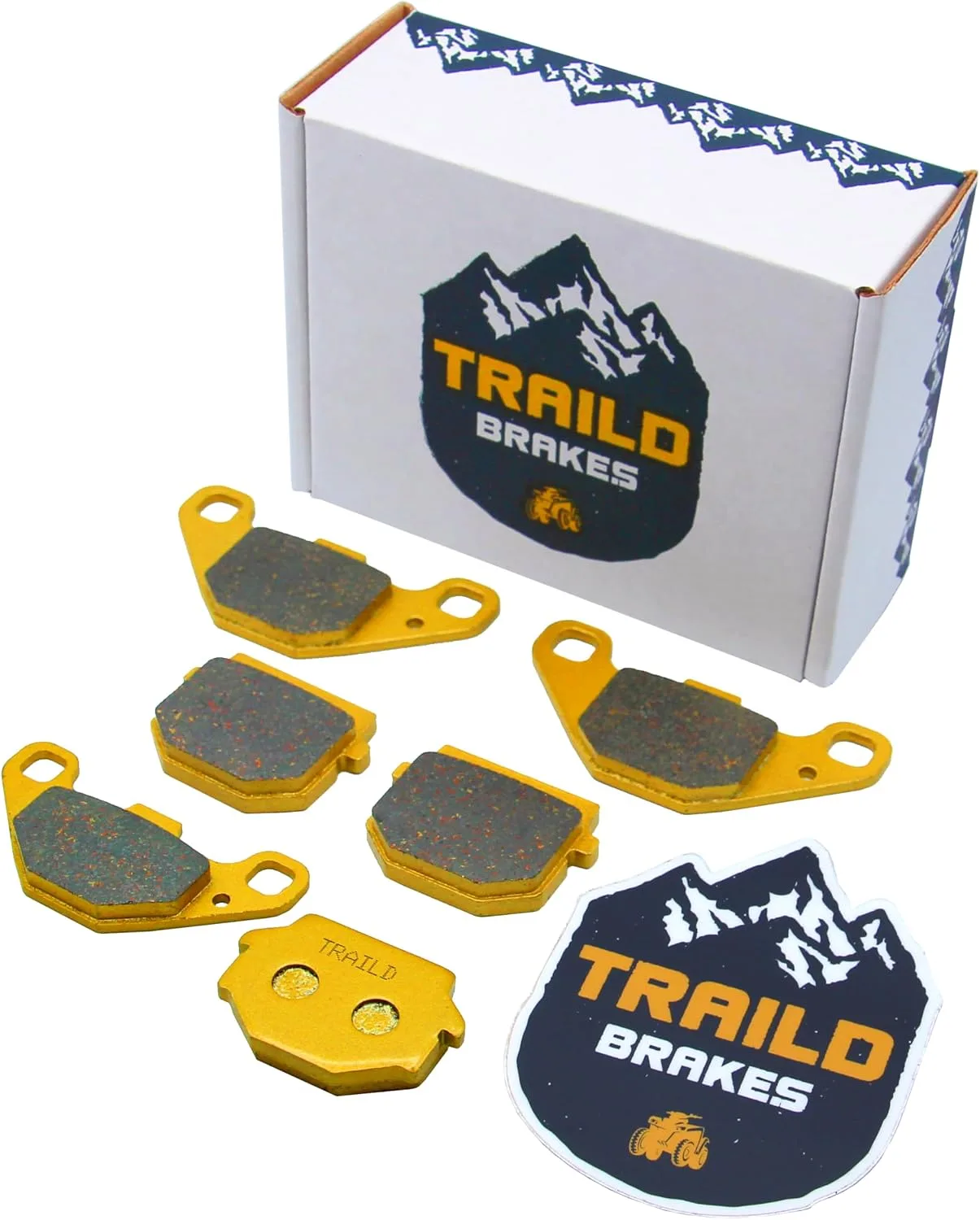 Traild YAMG6783 Ceramic Brake Pads for Yamaha Grizzly 300 2012-2013