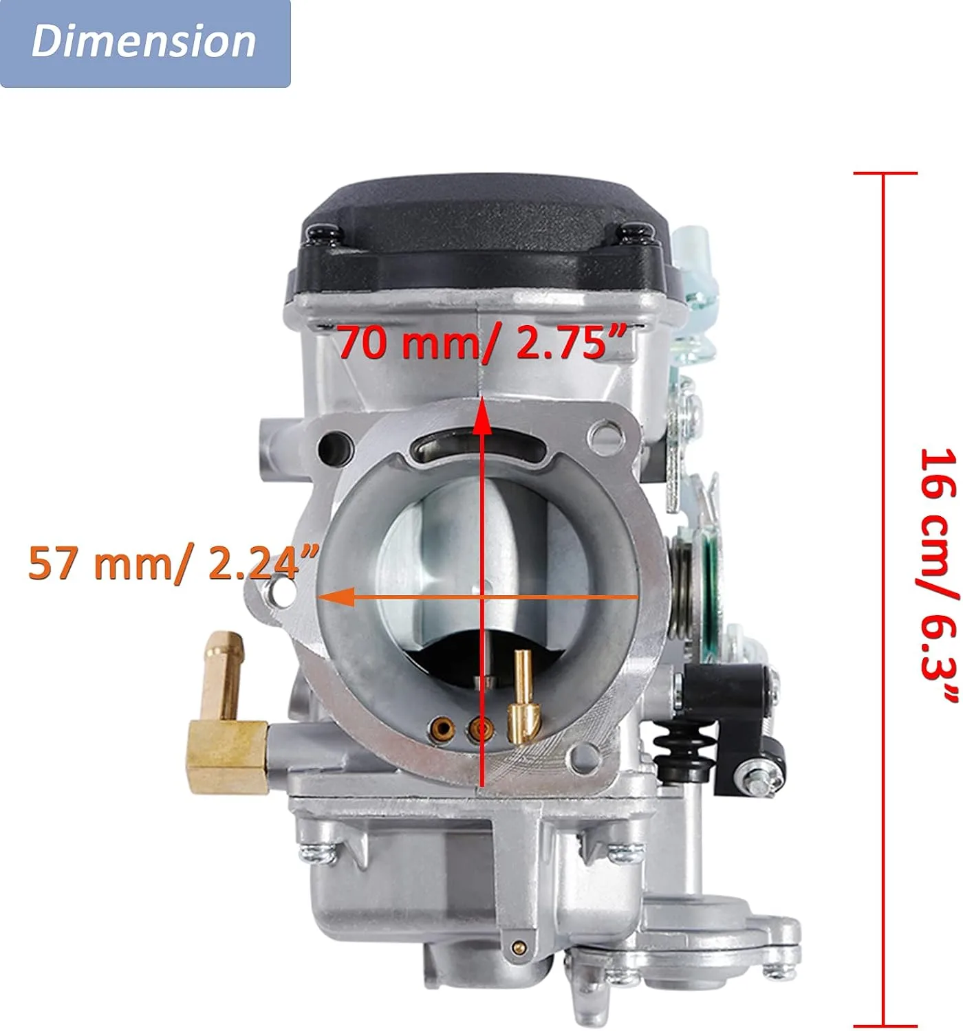 SVKZGFZ CV40 Carburetor 27421-99A for Harley-Davidson Motorcycles image 2