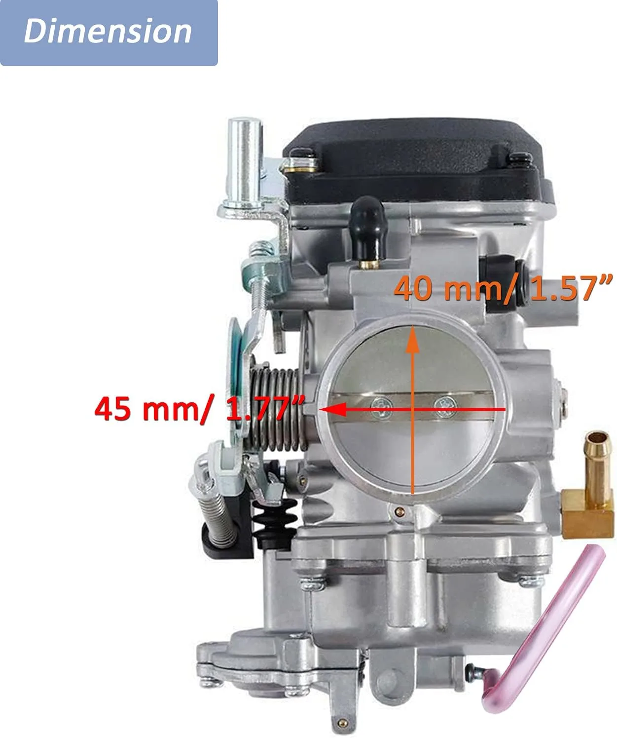 SVKZGFZ CV40 Carburetor 27421-99A for Harley-Davidson Motorcycles image 3