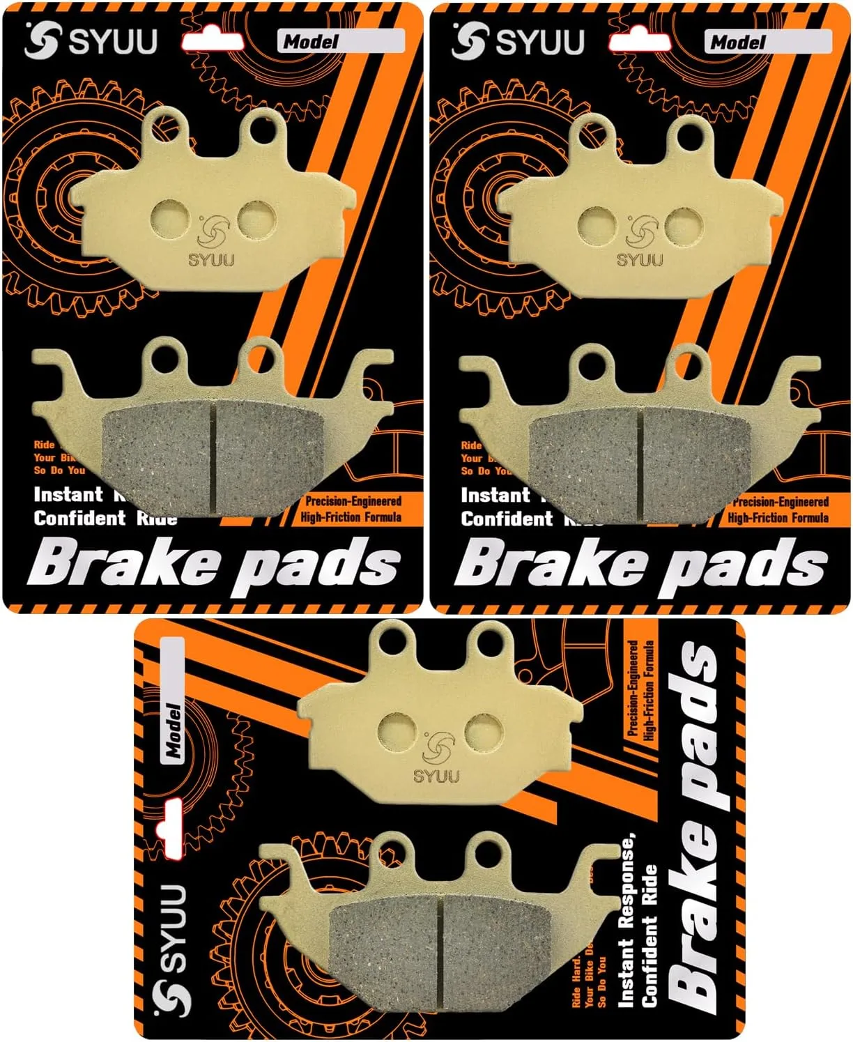 S SYUU Kawasaki KVF 300 Brute Force Brake Pads SY_0000859_G