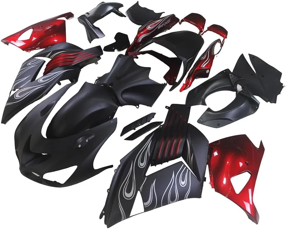 WYNMOTO Fairing Kit for 2006-2011 Kawasaki ZX-14R / ZZ-R1400 image 2