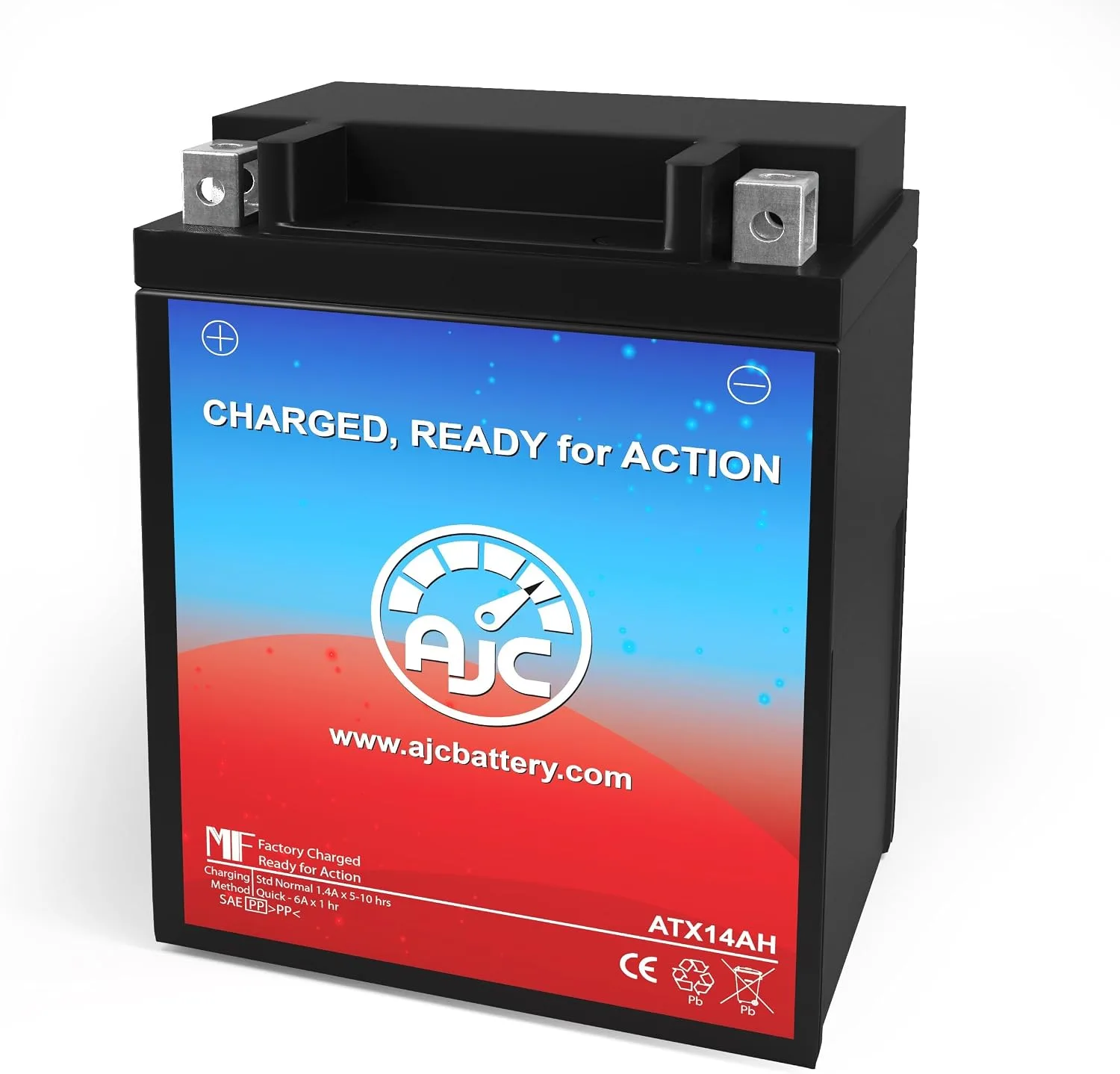 AJC 500 AGM Battery for Arctic Cat 500 ATV 1998-2009