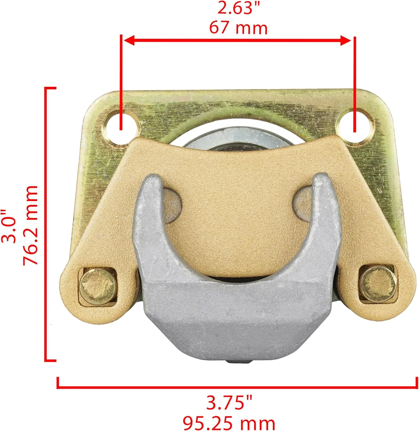 Caltric Rear Left and Right Brake Caliper Set CR184+CR212/7 image 2