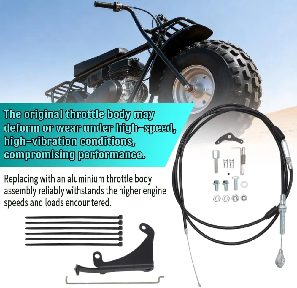 WIKIBB F10N1701 Throttle Assembly for GX200 Predator 212 image 3