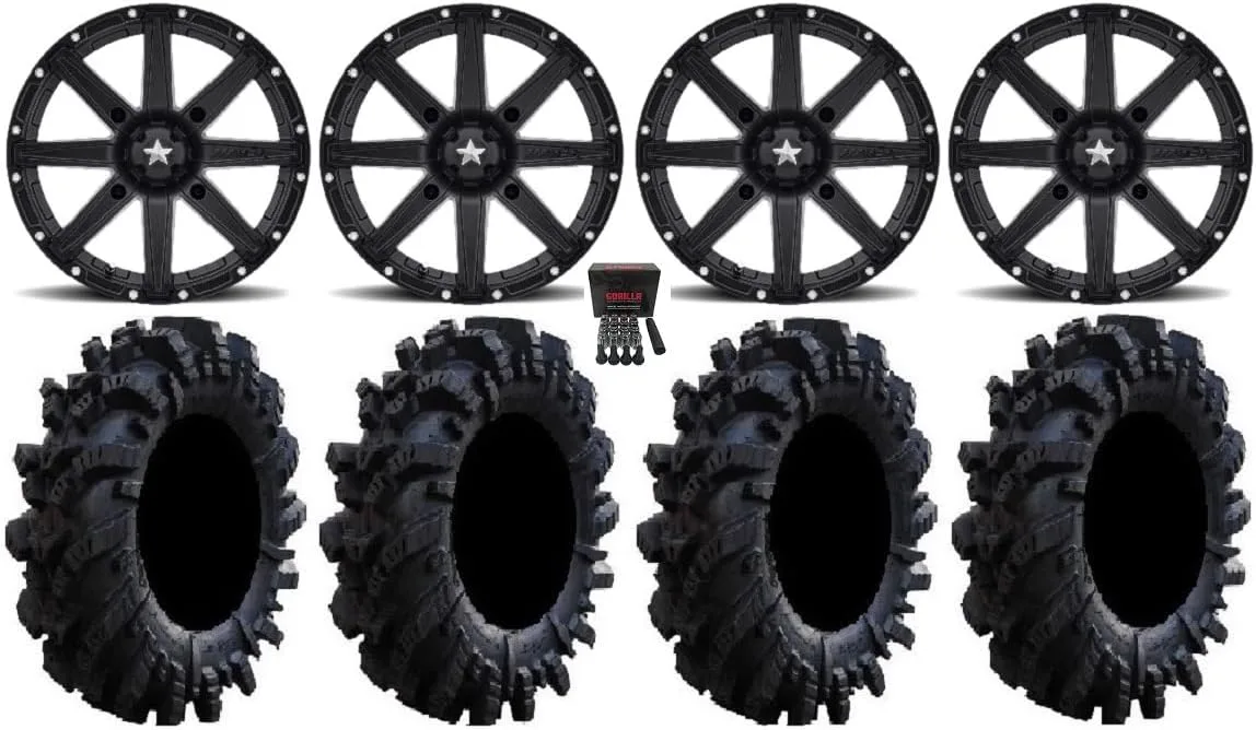 Powersports Bundle MSA Clutch 14in Wheels & 32in Intimidator Tires