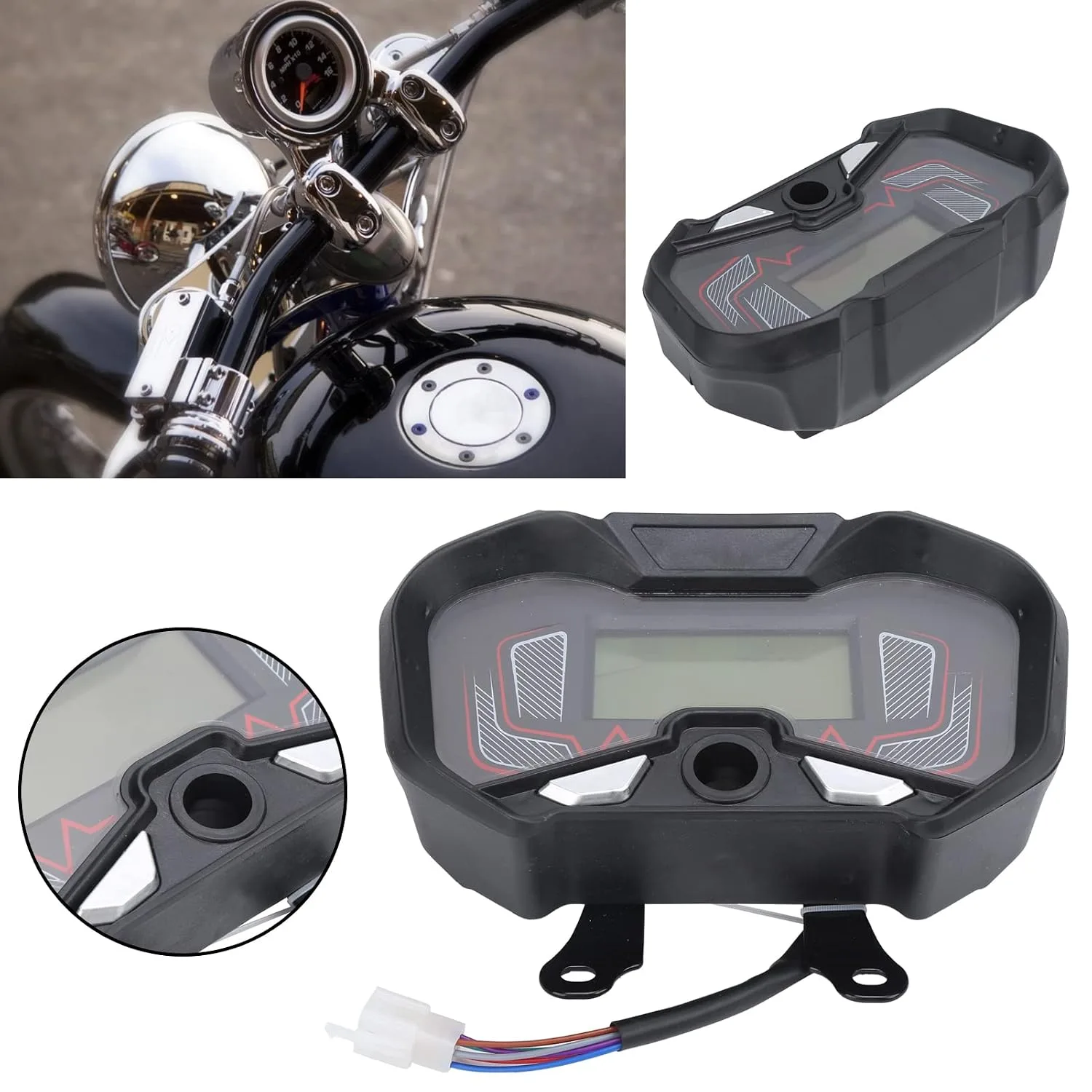 VBESTLIFE 48–60V LCD Motorcycle Speedometer Vbestlife28yxa4gsm3677 image 4
