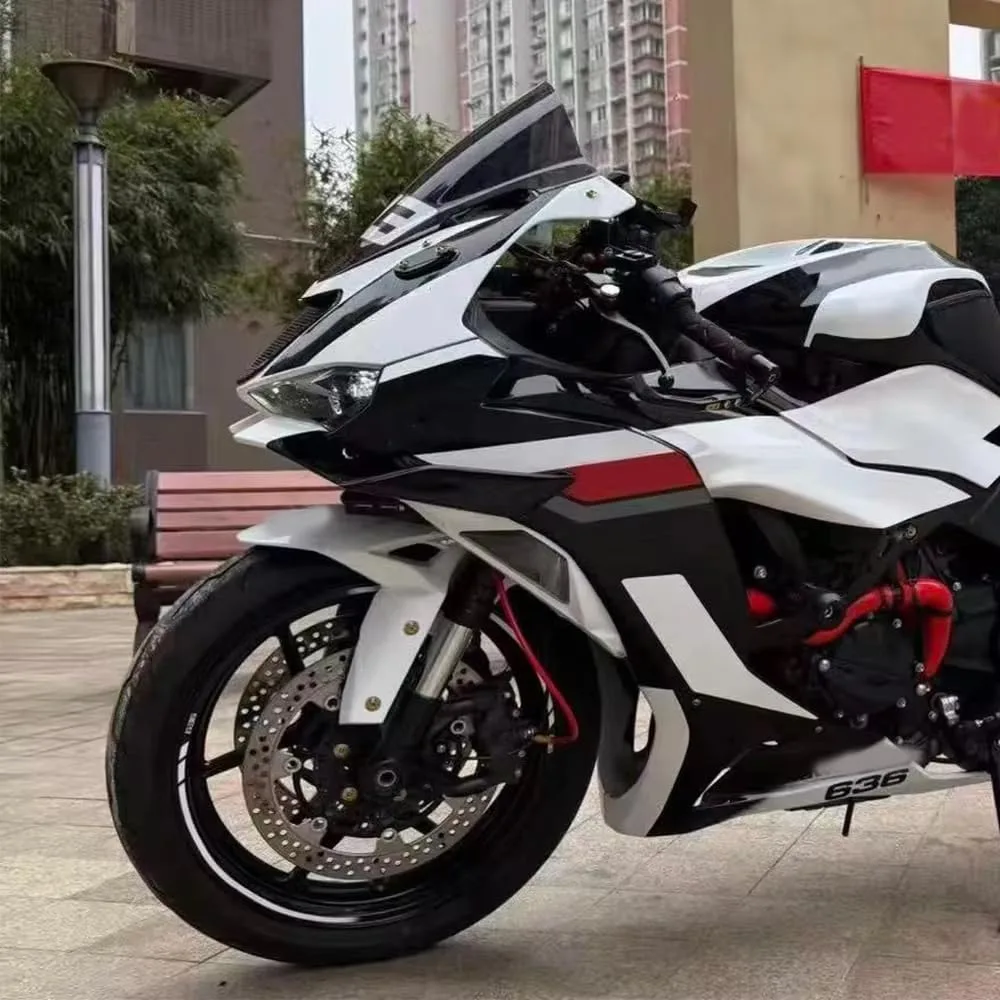 2023–2025 ZX-6R ZX636 Fixed Winglet Spoiler Set HJSYYDSZD-891 image 3