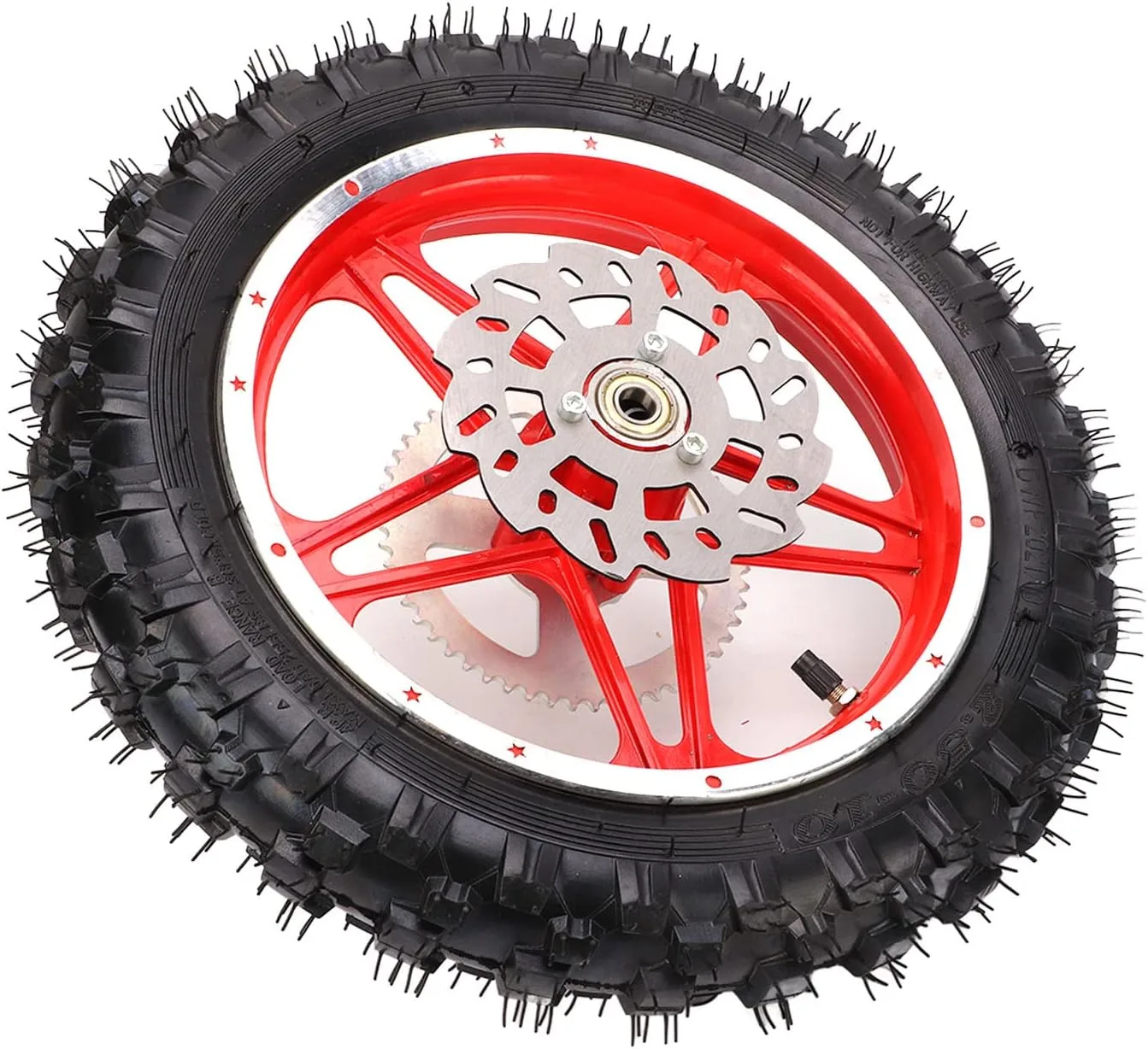 Yctze 2.5-10 Rear Wheel and Tire Assembly, 10-Inch Rim