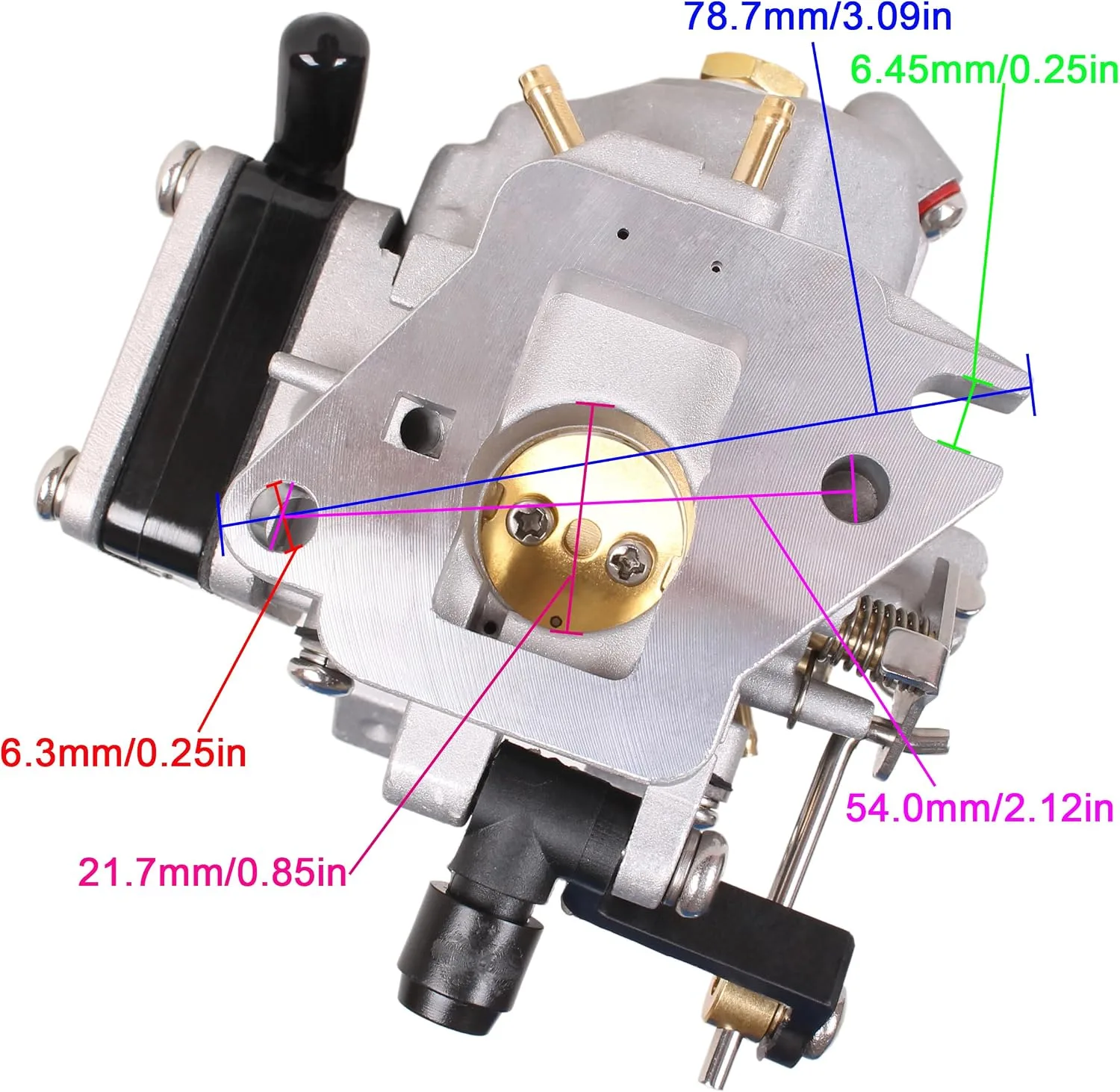 SouthMarine 677-14301-08 Carburetor for Yamaha E8DMH 8 HP image 3