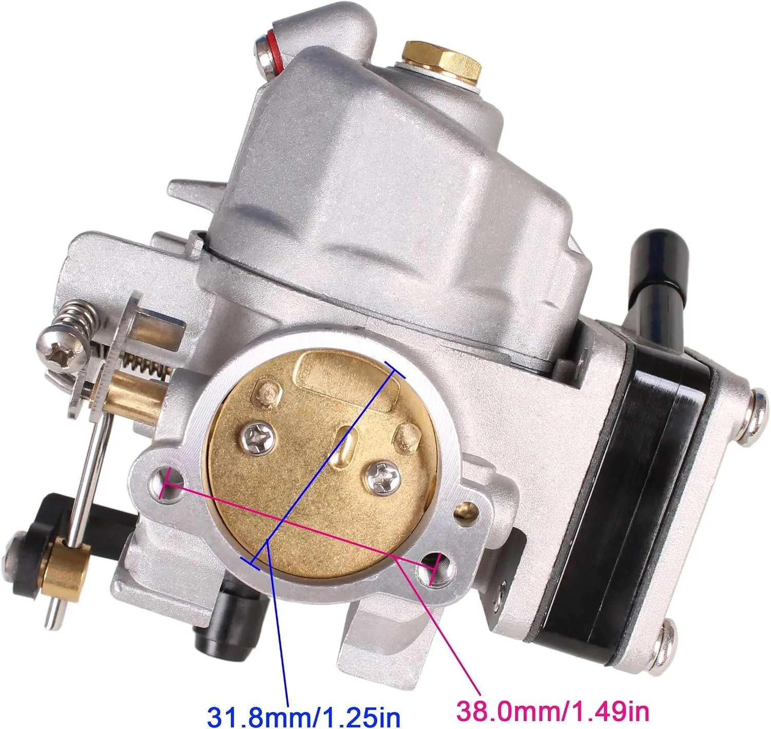 SouthMarine 677-14301-08 Carburetor for Yamaha E8DMH 8 HP image 4