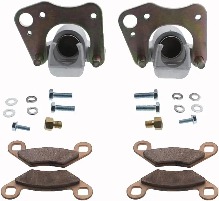 Race-Driven Polaris 400 Xplorer 4x4 Front Brake Calipers and Pads 87739
