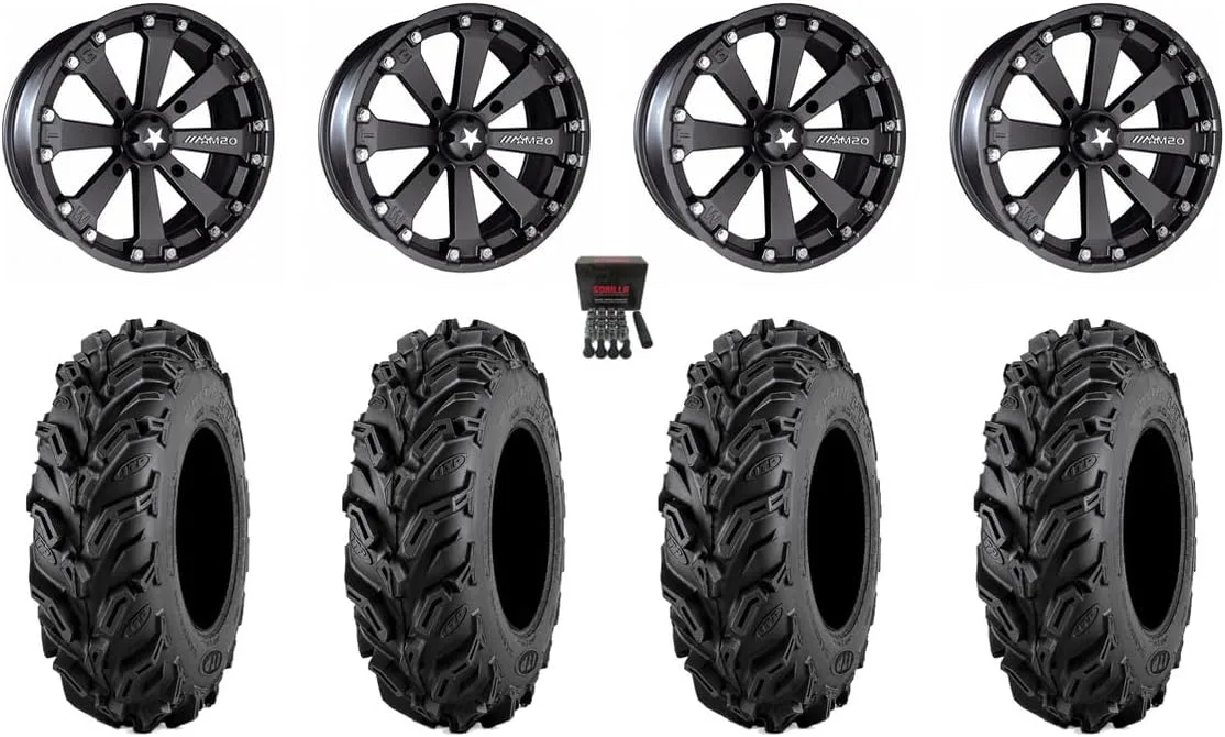 MSA M20 Kore 14x7 ATV/UTV Wheel and ITP Mud Lite XTR Tire Bundle