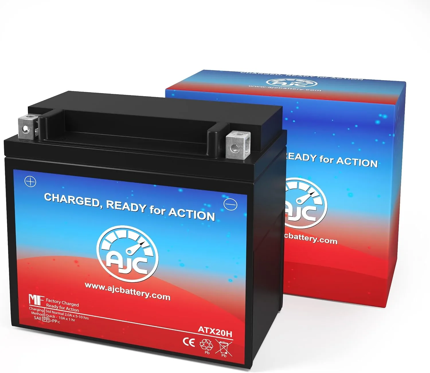 AJC Battery for Arctic Cat EXT 600 Snowmobile 1997-1998 image 2