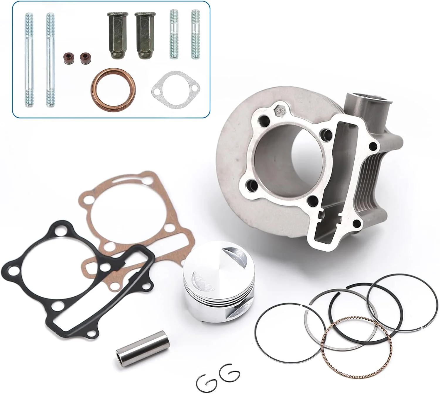 Mokuo GY6 150cc 58.5mm Cylinder Top End Kit MK-Cylinder-TopEnd--150cc-58.5MM image 4