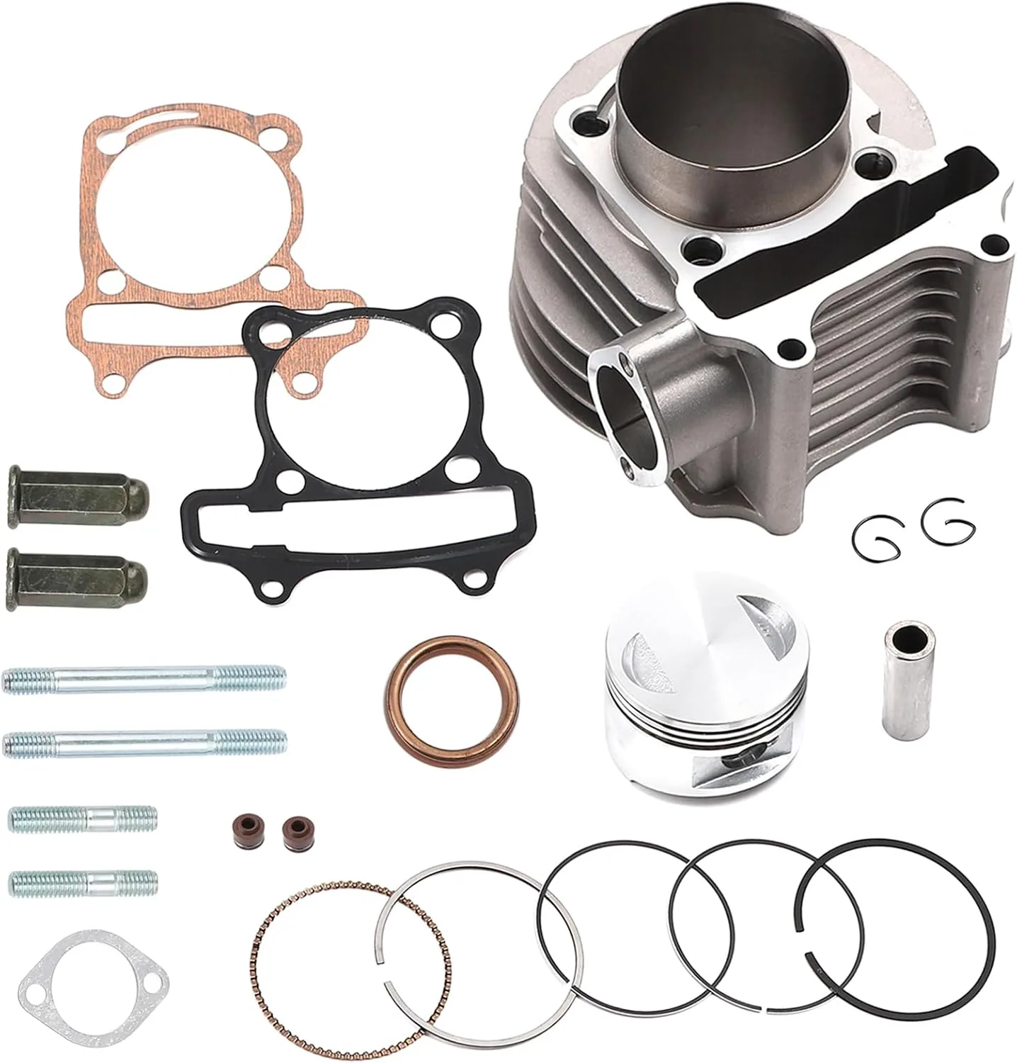 Mokuo GY6 150cc 58.5mm Cylinder Top End Kit MK-Cylinder-TopEnd--150cc-58.5MM