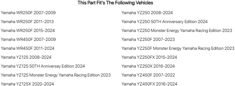 Primary Drive Rear Chain Guide for Yamaha YZ250F 2007-2022 image 2