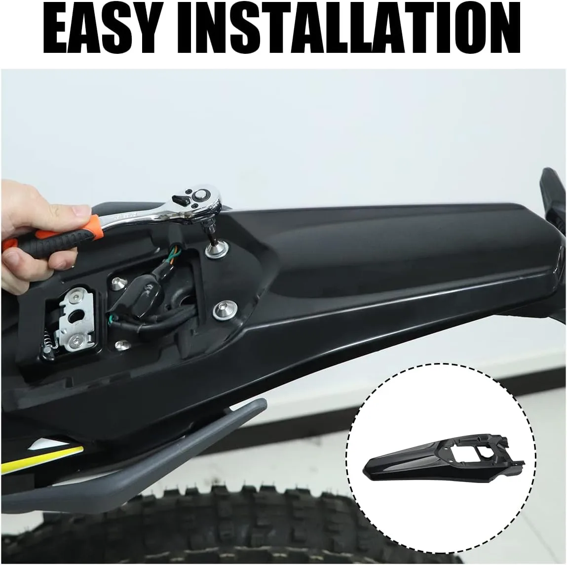 URLWALL Rear Fender Kit FBM-ET22083223 for Sur-Ron Ultra Bee image 4