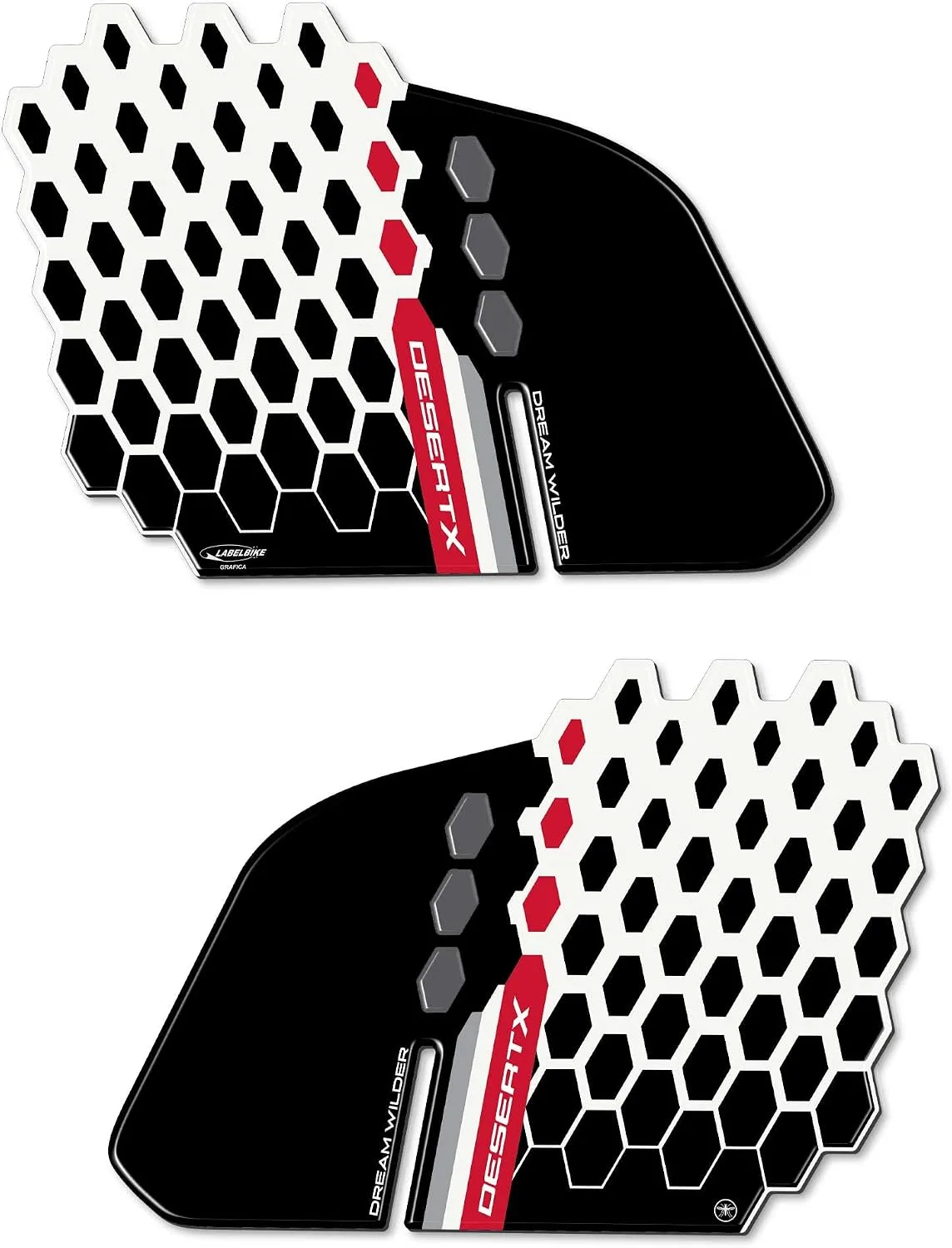 Labelbike 3D Side Tank Protection Stickers for Ducati DesertX 7438641576500 image 2