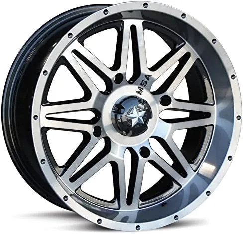 MSA M26 Vibe ATV Wheel and Tire Bundle 14x7 with 30x10-14 Tires image 2