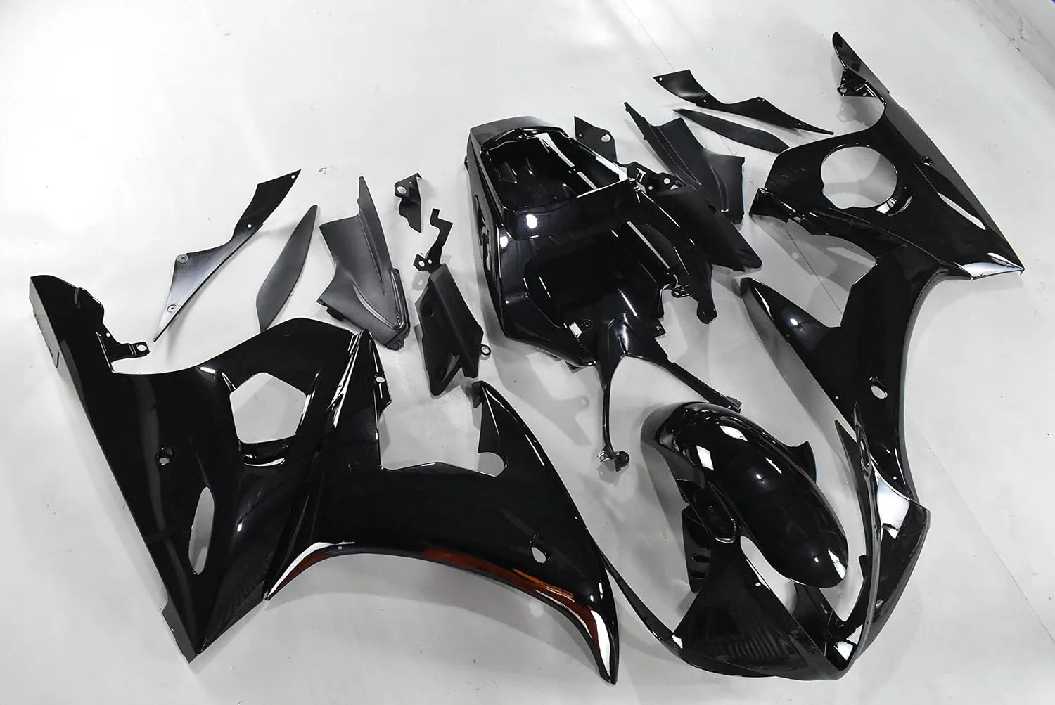 NT FAIRING Glossy Black Fairing Kit for Yamaha YZF-R6/R6S image 2