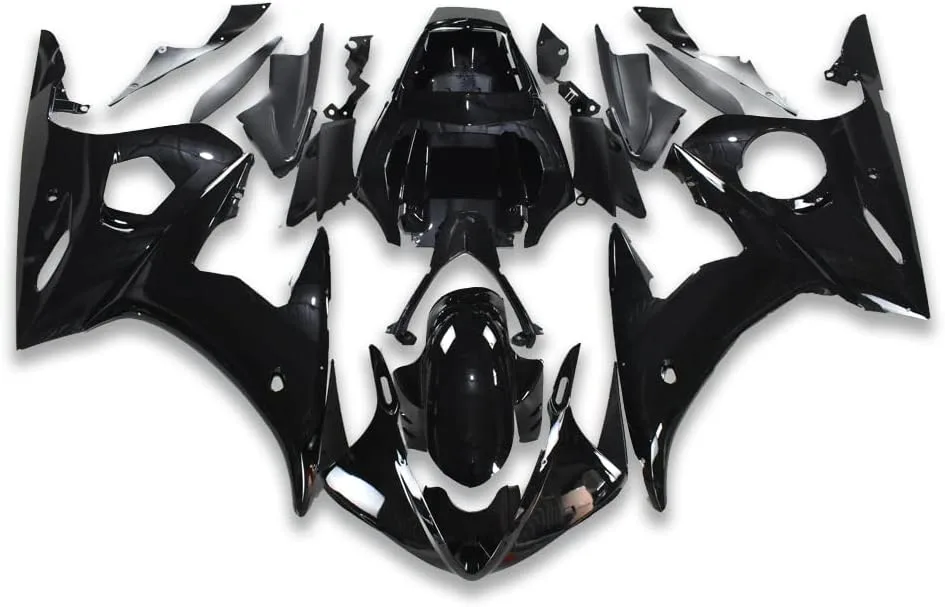 NT FAIRING Glossy Black Fairing Kit for Yamaha YZF-R6/R6S