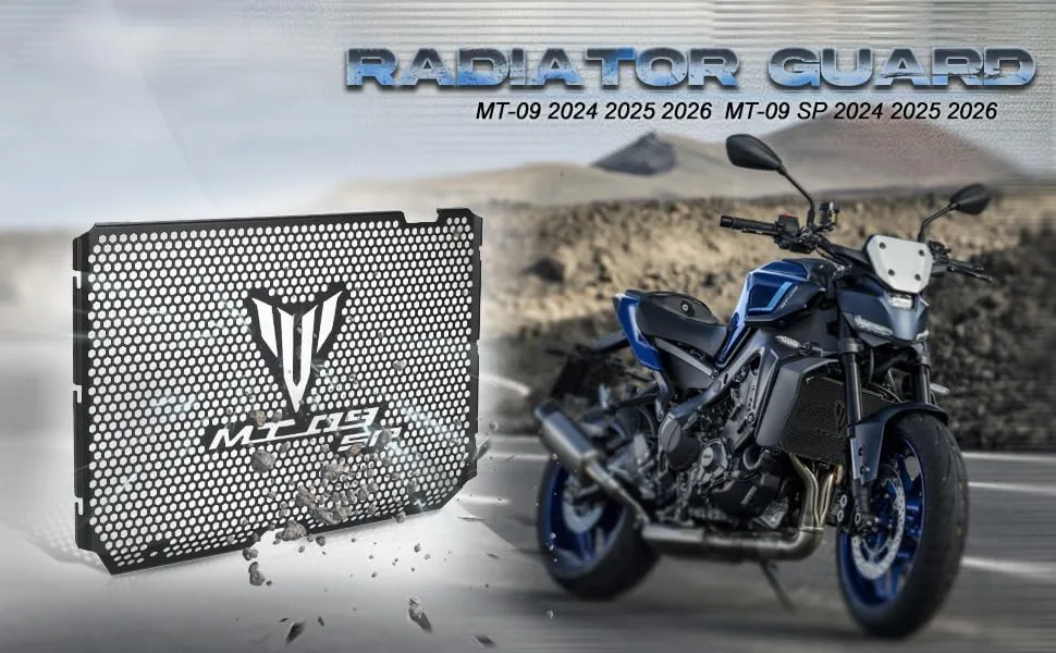 LANQIAN Aluminum Radiator Guard LQUS-RG-1098 for Yamaha MT-09 2024-2026 image 4