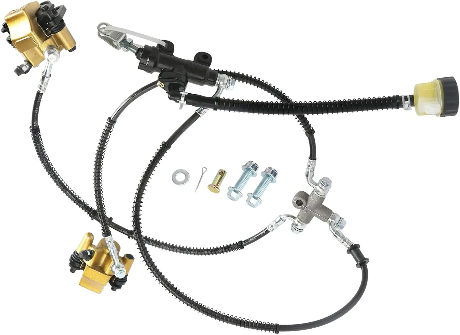 91.SCS Hydraulic Front Brake Assembly Kit SCSTM789+SCSTU257*2 image 4