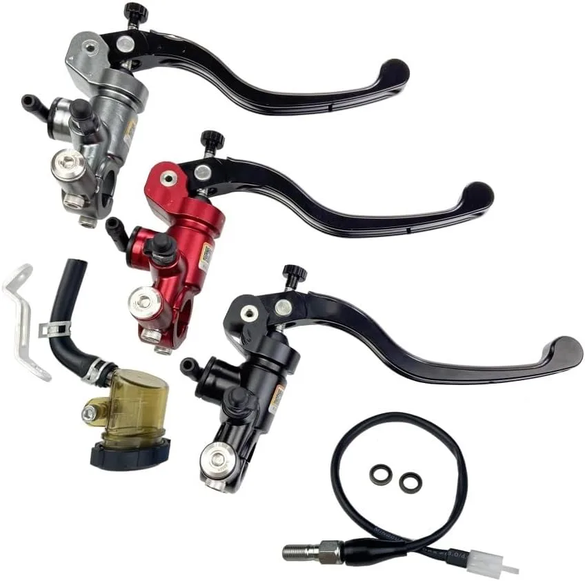 Universal Motorcycle Hydraulic Brake Clutch Master Cylinder Pump TWTGMYYGH123 image 2