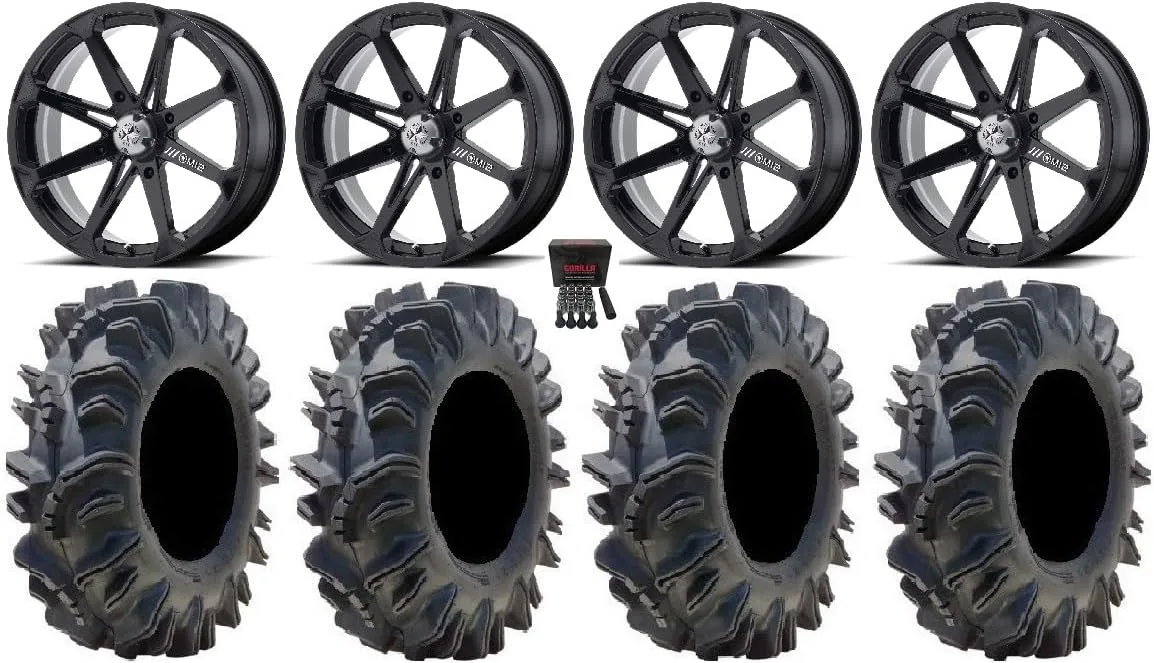 MSA 18x7 UTV Wheels and 34x10-18 Terminator Tire Bundle