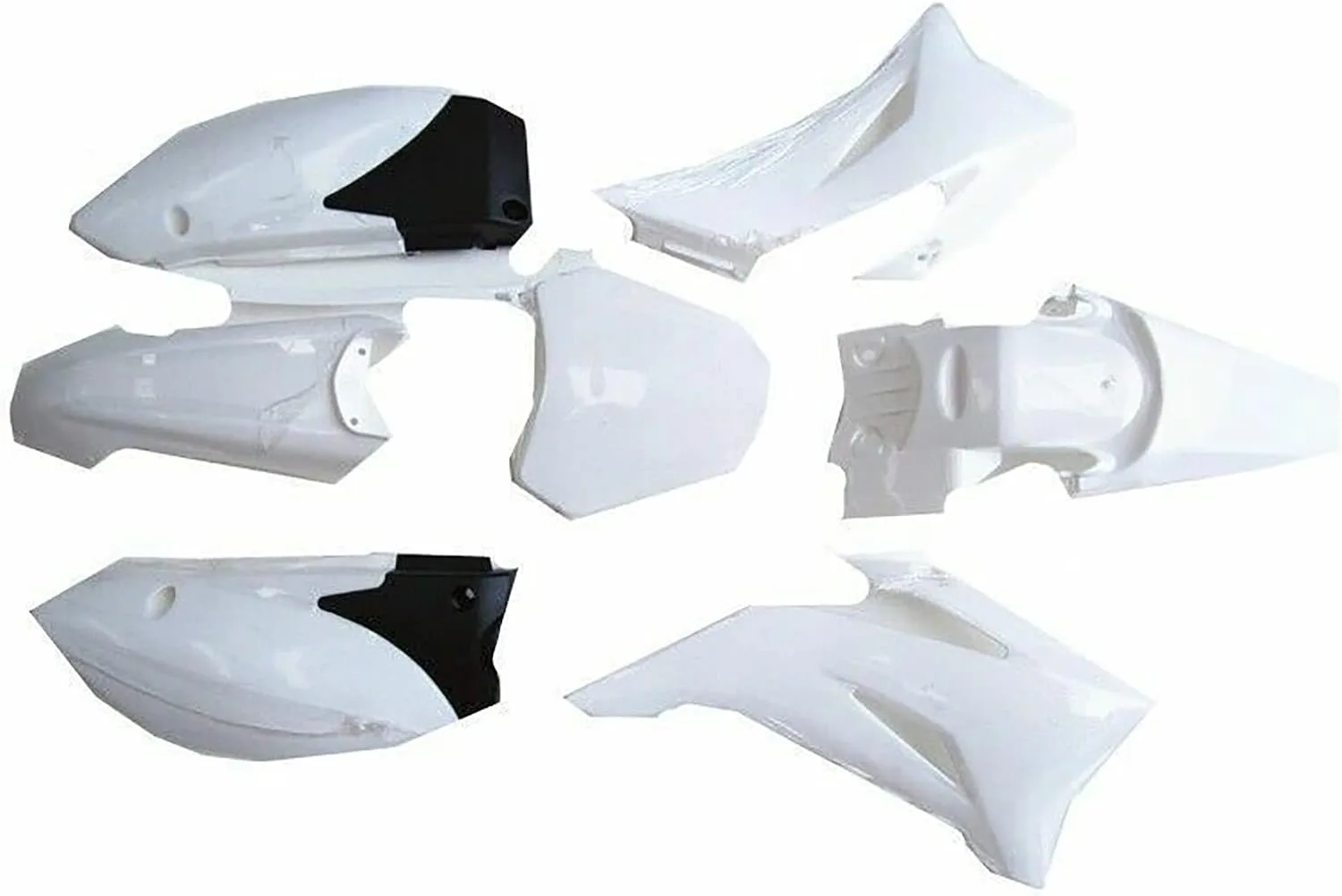 Yamaha TTR110 Blue Plastic Fairing Fender Kit TDPTC168+TC169 image 2