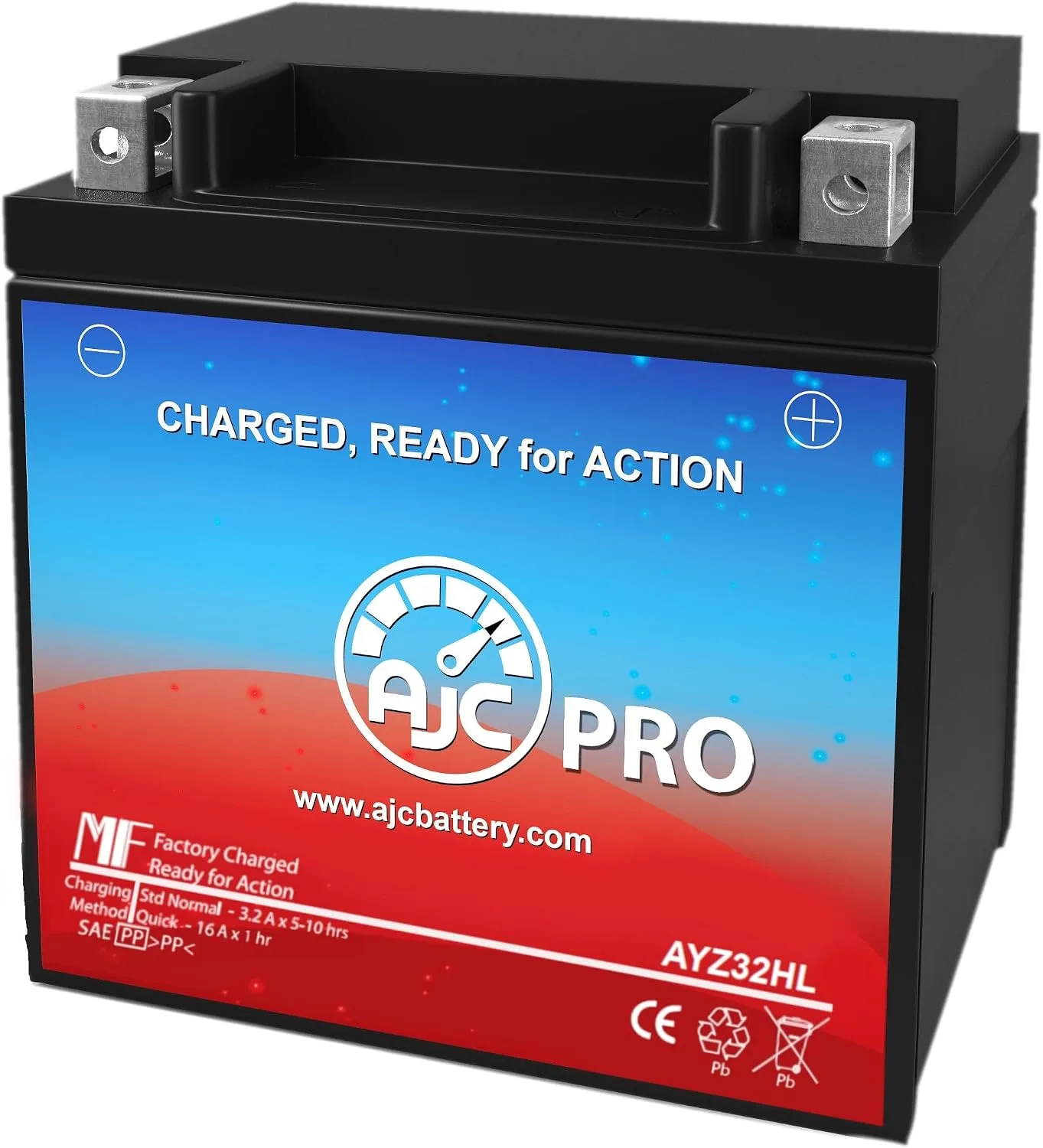 AJC Pro AGM Battery for Polaris Ranger RZR 4 RZR S 800 2010–2013