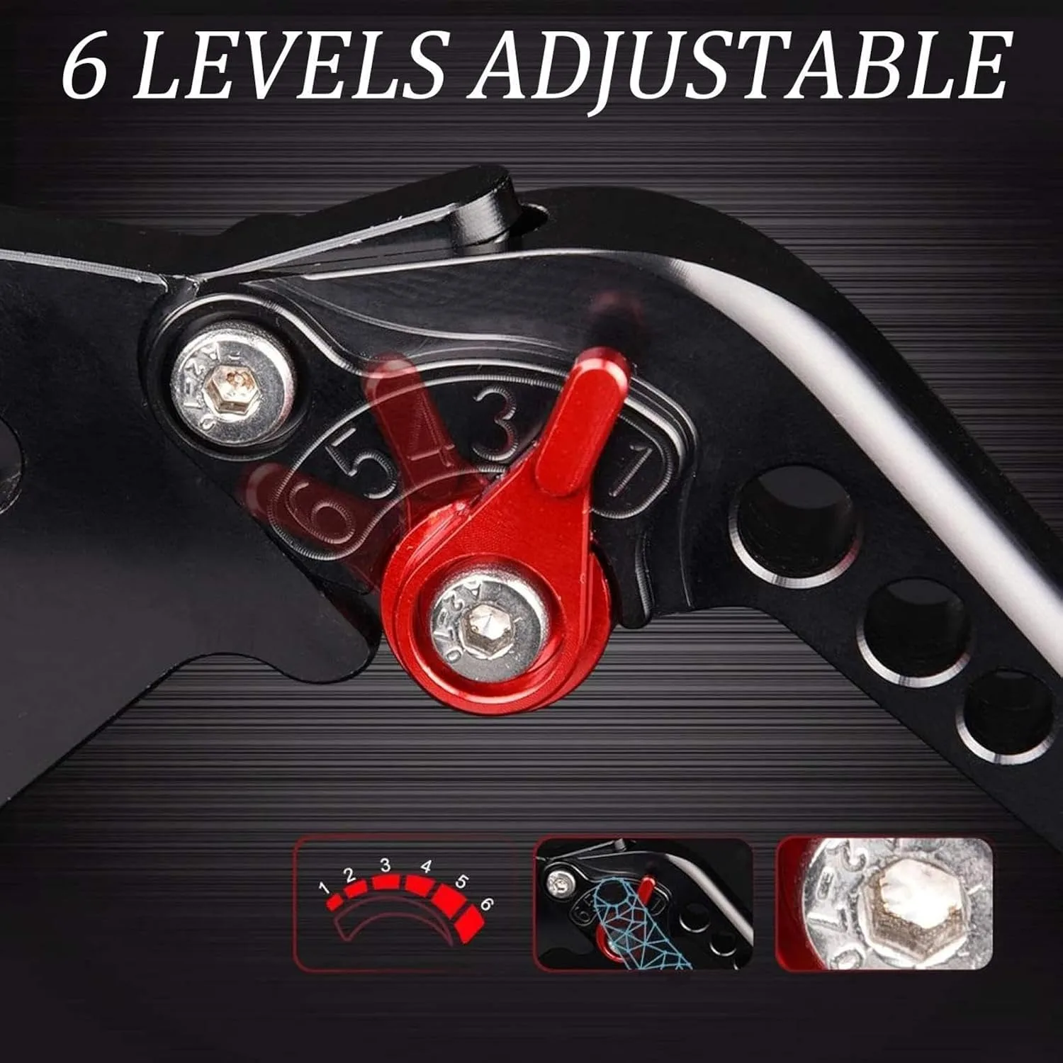 Adjustable Brake and Clutch Levers for 2021-2023 650NK and 400NK - ceWpiMFuCLT-2357 image 2