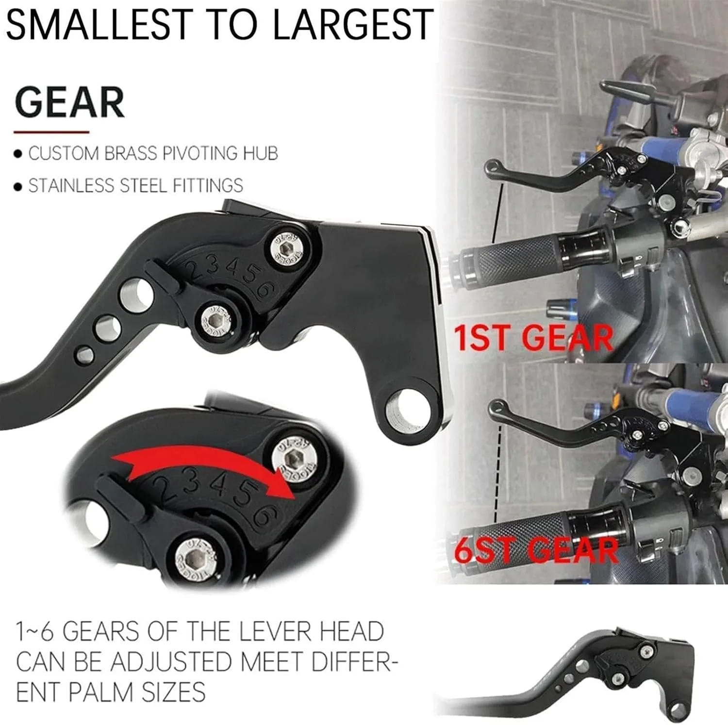 Adjustable Brake and Clutch Levers for 2021-2023 650NK and 400NK - ceWpiMFuCLT-2357 image 4