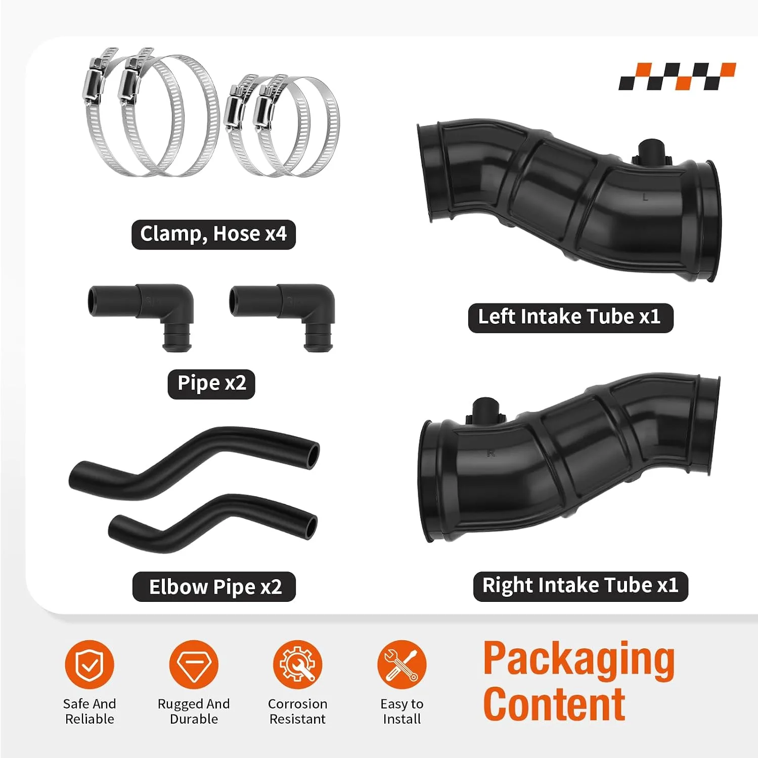ZOZOYE Intake Manifold Boot Kit 5LP-14148-00-00 for Yamaha Raptor 660R image 4
