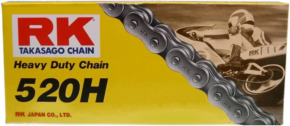 RK Racing Chain M520HD-88 520 Series 88-Link Drive Chain