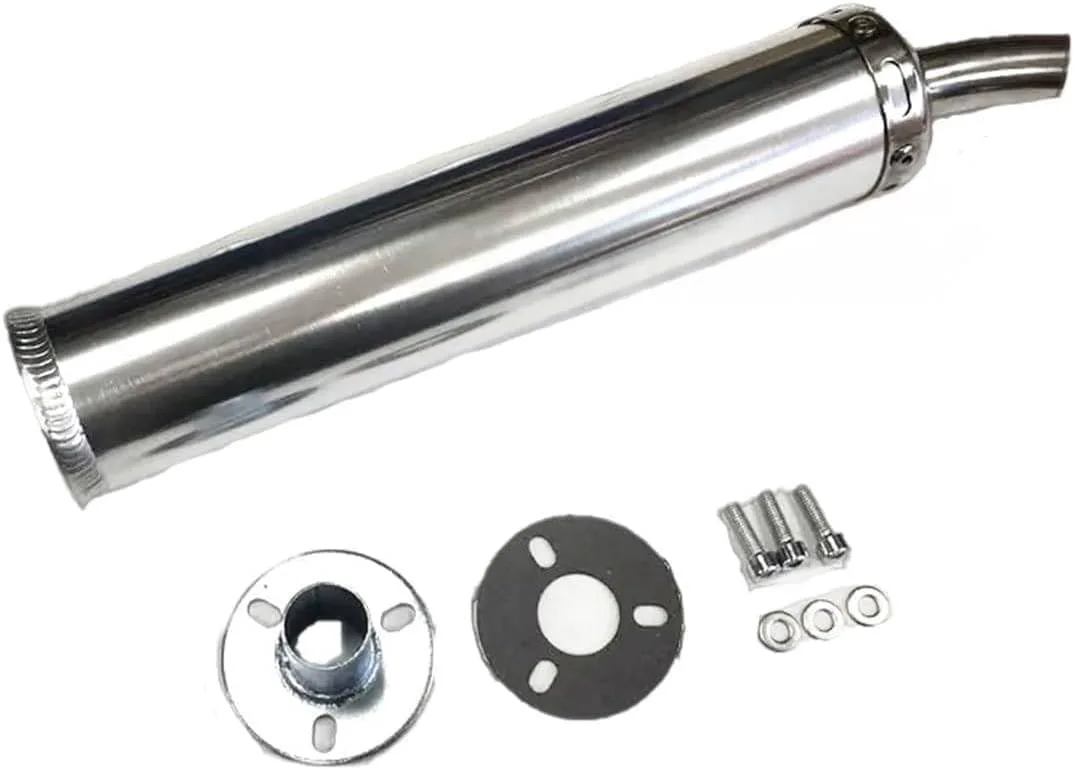 Generic Universal Motorcycle Exhaust Muffler Pipe 60 x 280 mm 6325165454388 image 4