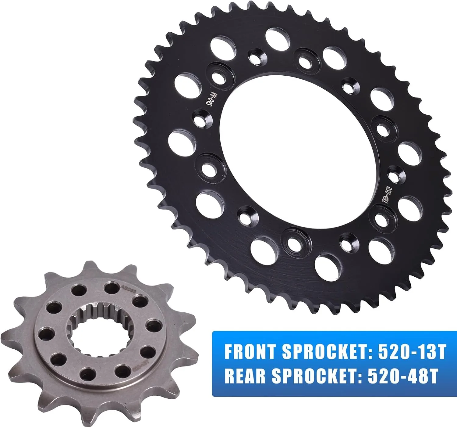 YIPEDISC 13T/48T Chain and Sprocket Kit AA-042-48+AB-063-13 520-116 image 2