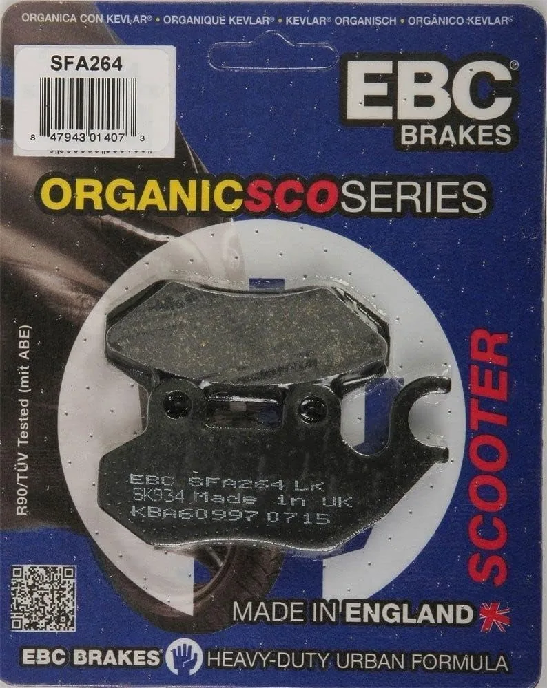EBC SFA264 Front Organic Brake Pads for E-Ton Matrix image 2