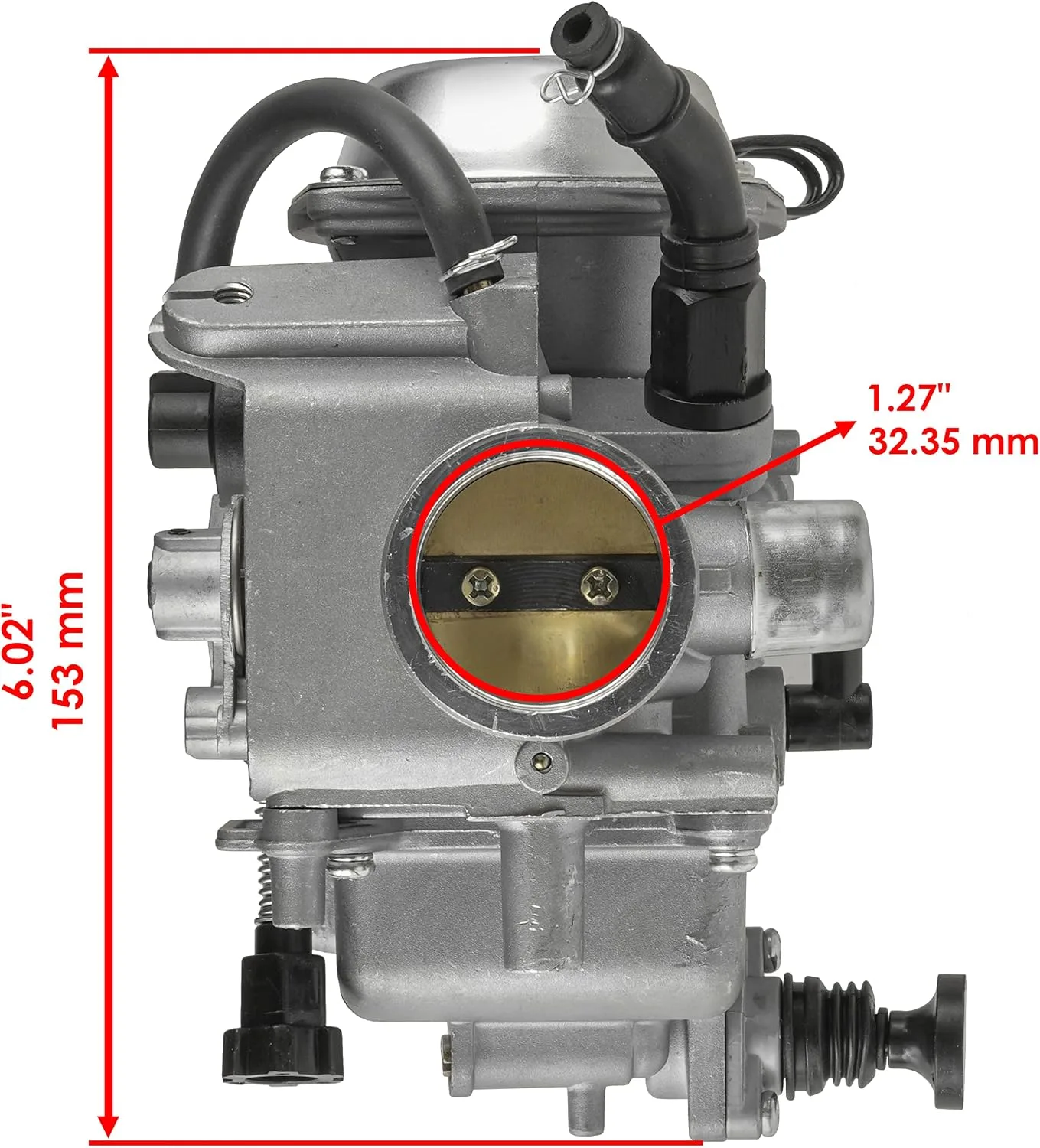 Caltric Carburetor CA163/6 for Honda Rancher 350 TRX350 2000–2003 image 2