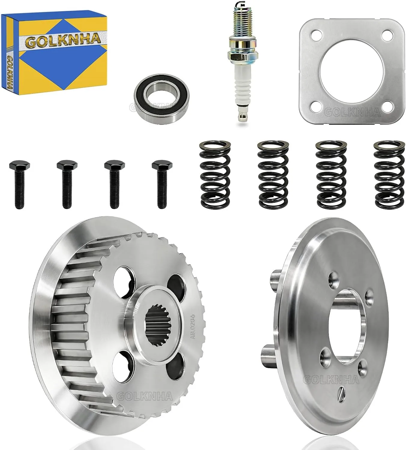 GOLKNHA Clutch Kit for Honda TRX250X, Recon 250 & Sportrax 250