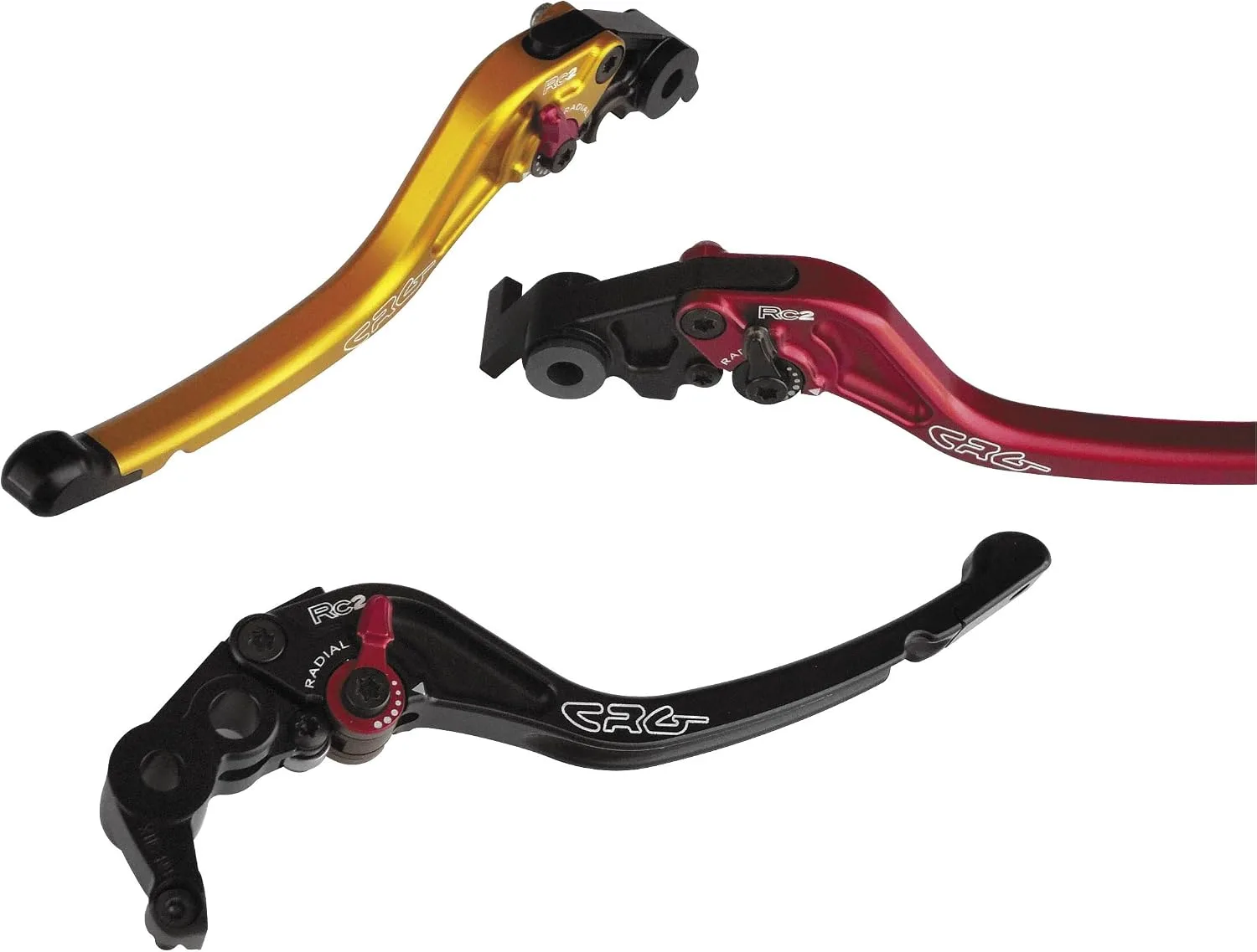 CRG RC2 Shorty Red Aluminum Clutch Lever 2AN-651-H-R