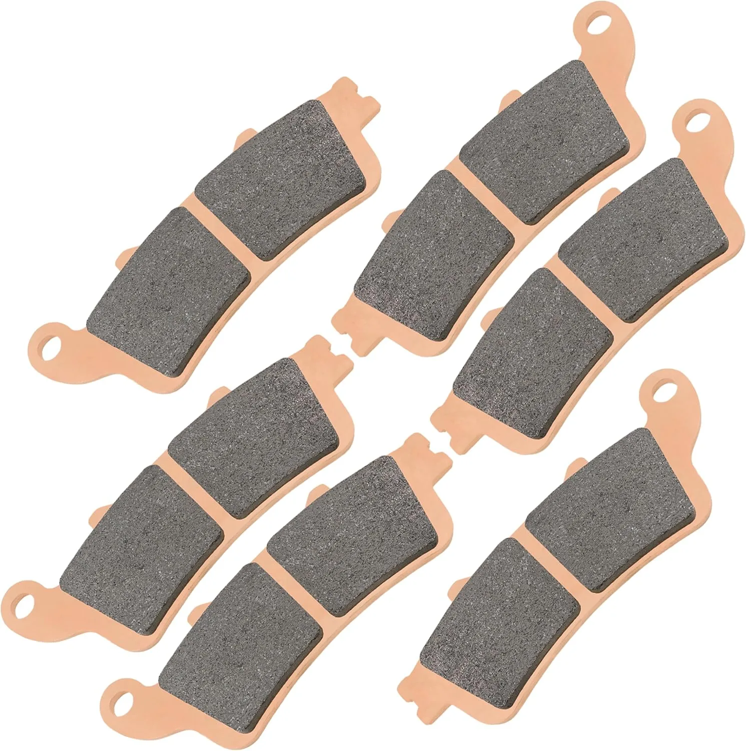 Caltric Ceramic Brake Pads 06435-MEC-006 for Select Honda Motorcycles image 3