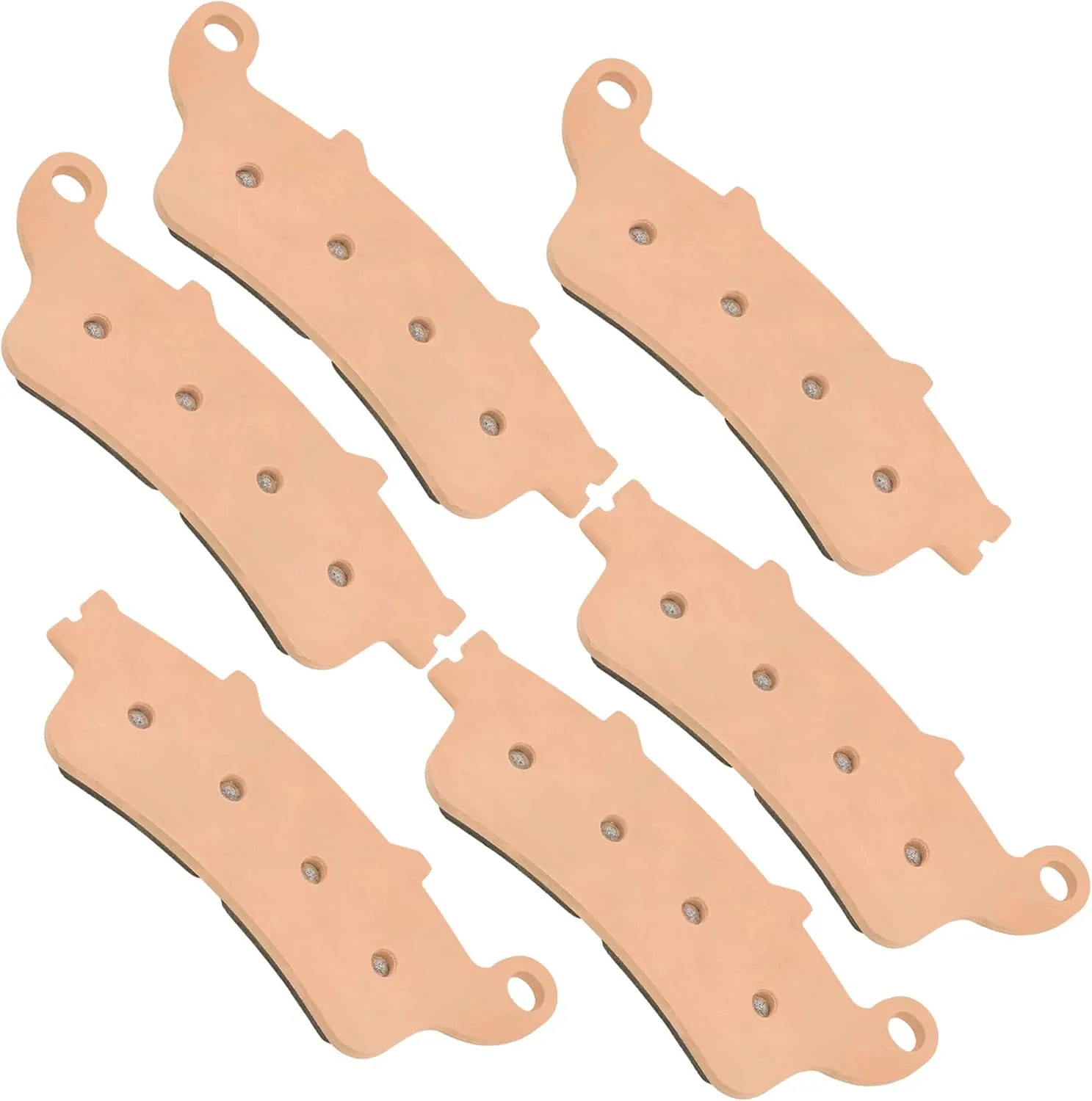 Caltric Ceramic Brake Pads 06435-MEC-006 for Select Honda Motorcycles image 4