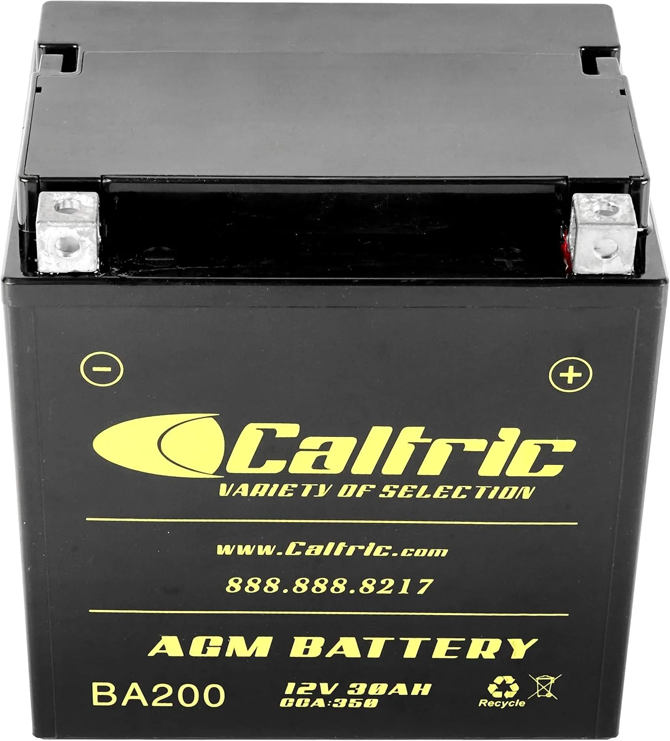 Caltric AGM Battery BA200/223 for Harley-Davidson Road Glide image 4