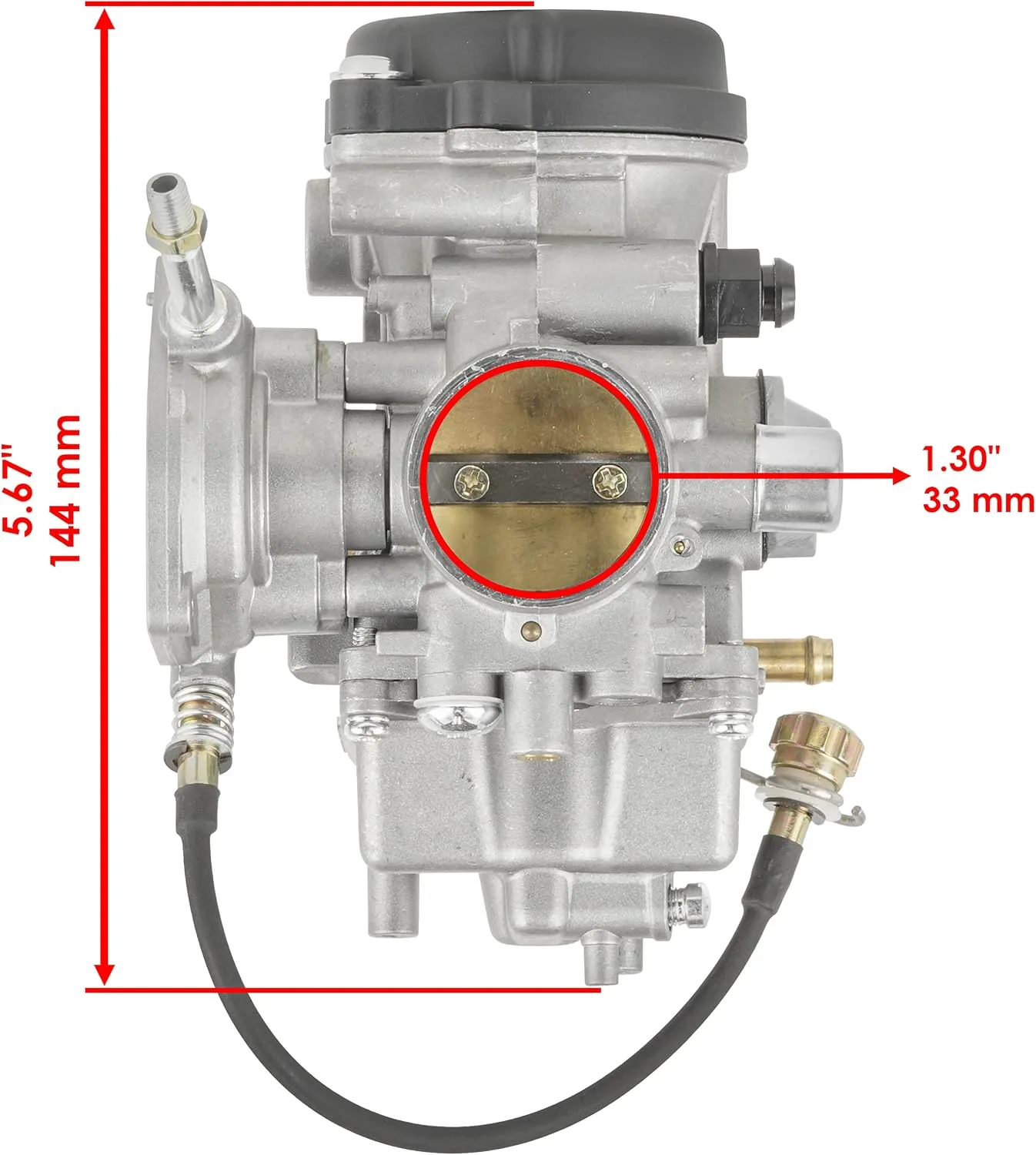 Caltric CA109/19 Carburetor for Yamaha ATV Models image 3