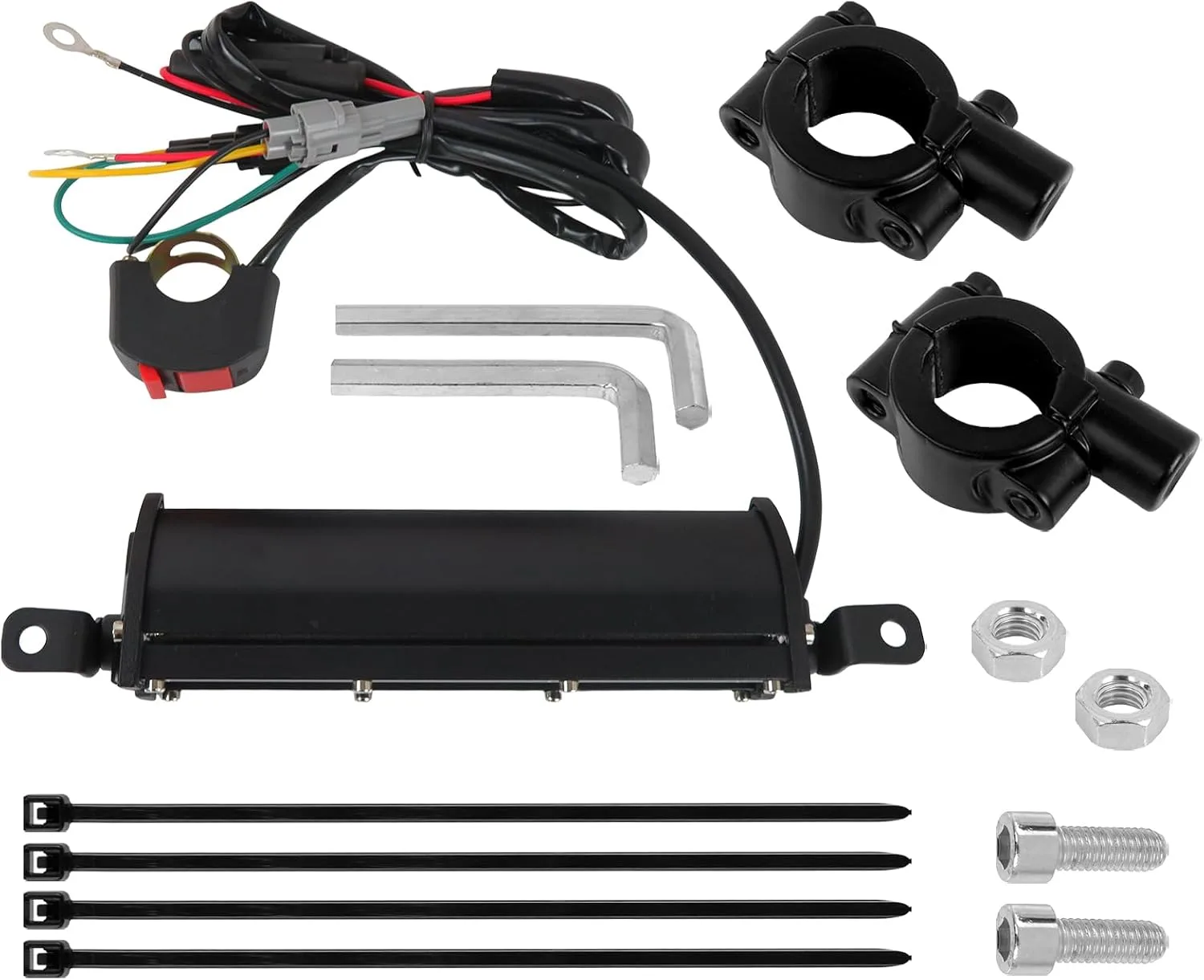 Smaeti 60W LED Motorcycle Headlight Light Bar 8067-6